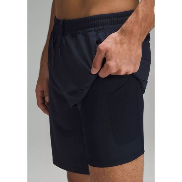 Lululemon Pace Breaker Lined Short 9" in True Navy Size XXL - Picture 3 of 9